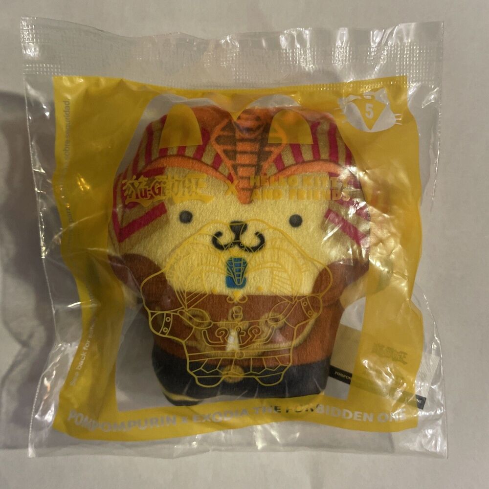 Yugioh x Hello Kitty By Sanrio McDonald’s Toy Exodia Forbidden One Pompompurin